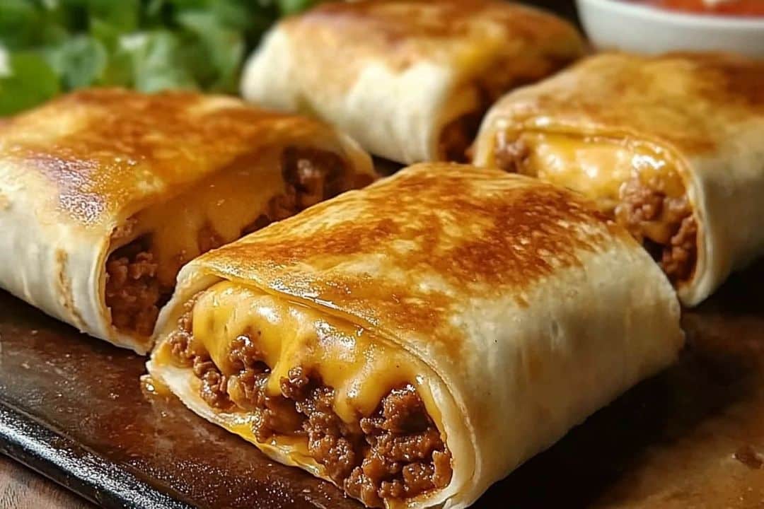 Loaded Taco-Stuffed Cheesy Pockets