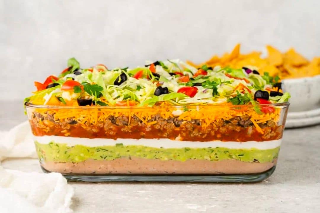 Vegan Seven-Layer Taco Dip