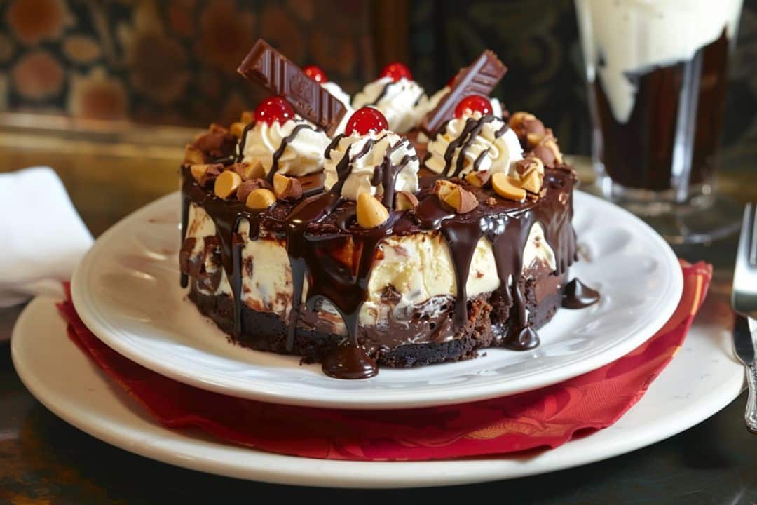 Hot Fudge Sundae Brownie Cheesecake Recipe