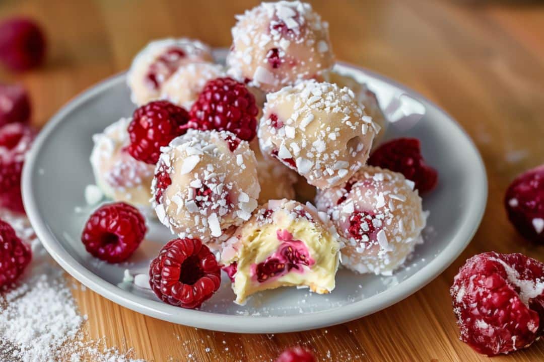 Raspberry Cream Cheese Bites Recipe