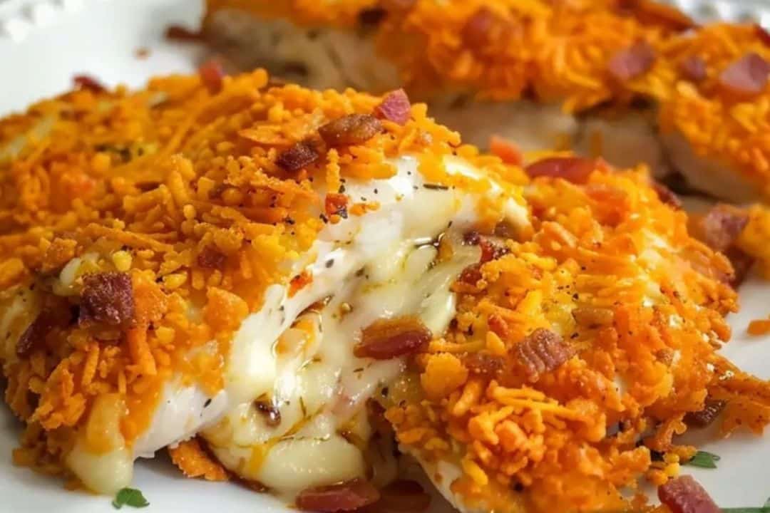 Cream Cheese and Bacon Stuffed Doritos Chicken Recipe