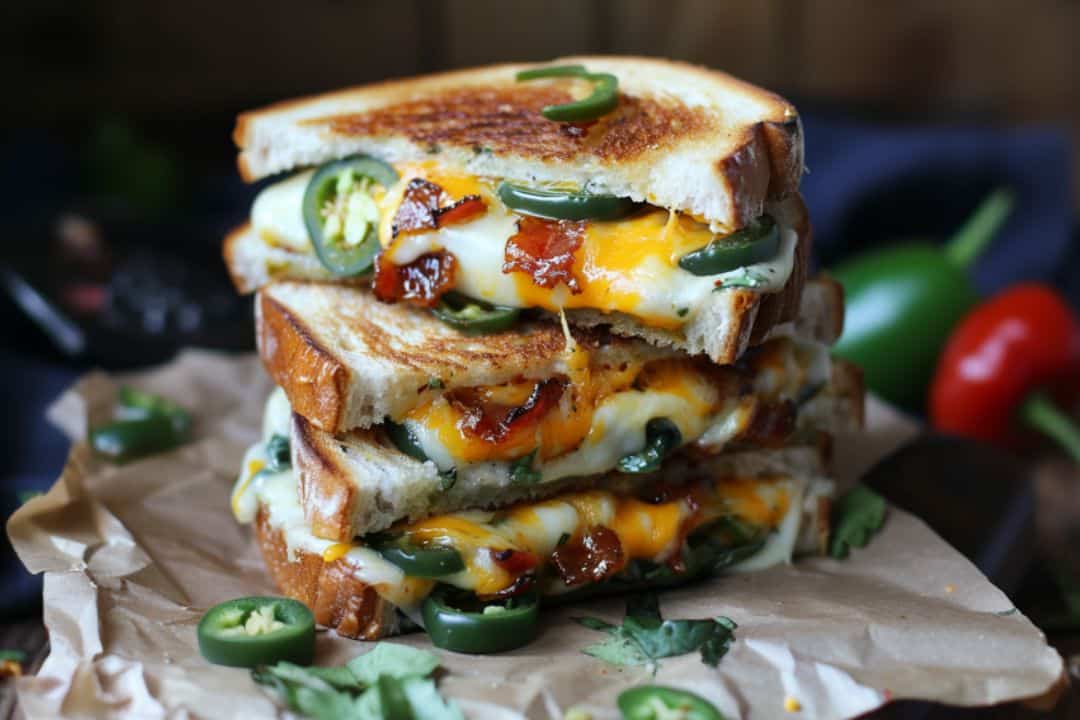 Jalapeno Popper Grilled Cheese Sandwich Recipe