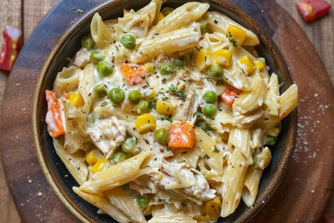 Chicken Pot Pie Pasta Recipe