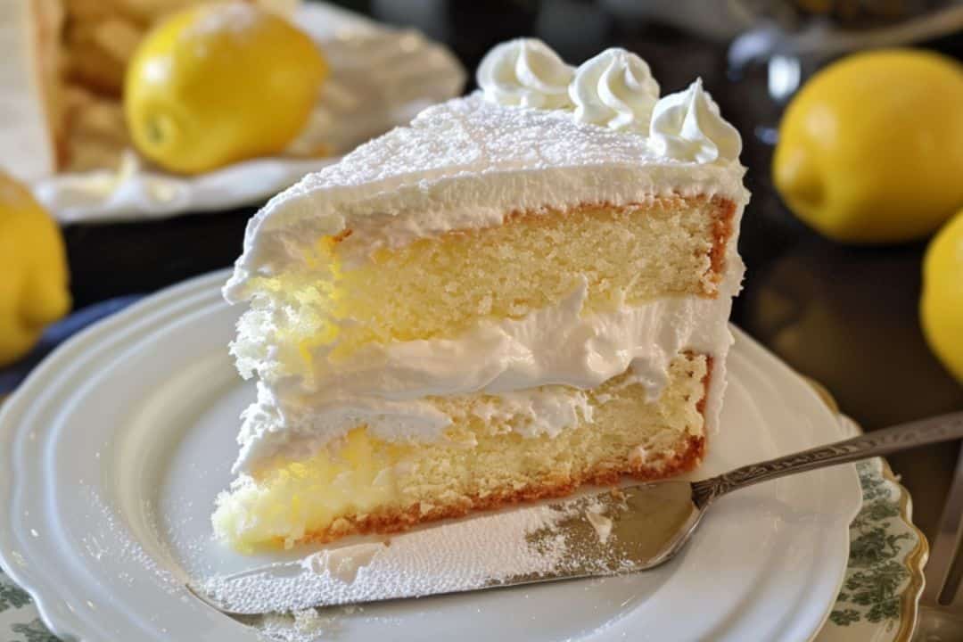 Italian Lemon Cream Cake Recipe