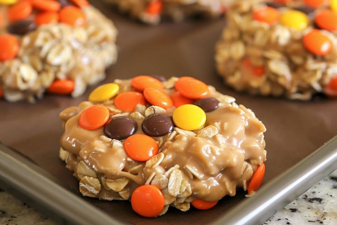 No-Bake Peanut Butter Oatmeal Cookies