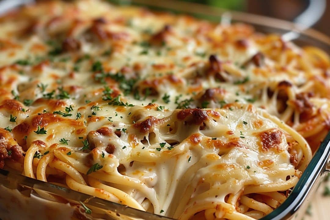 Baked Cream Cheese Spaghetti