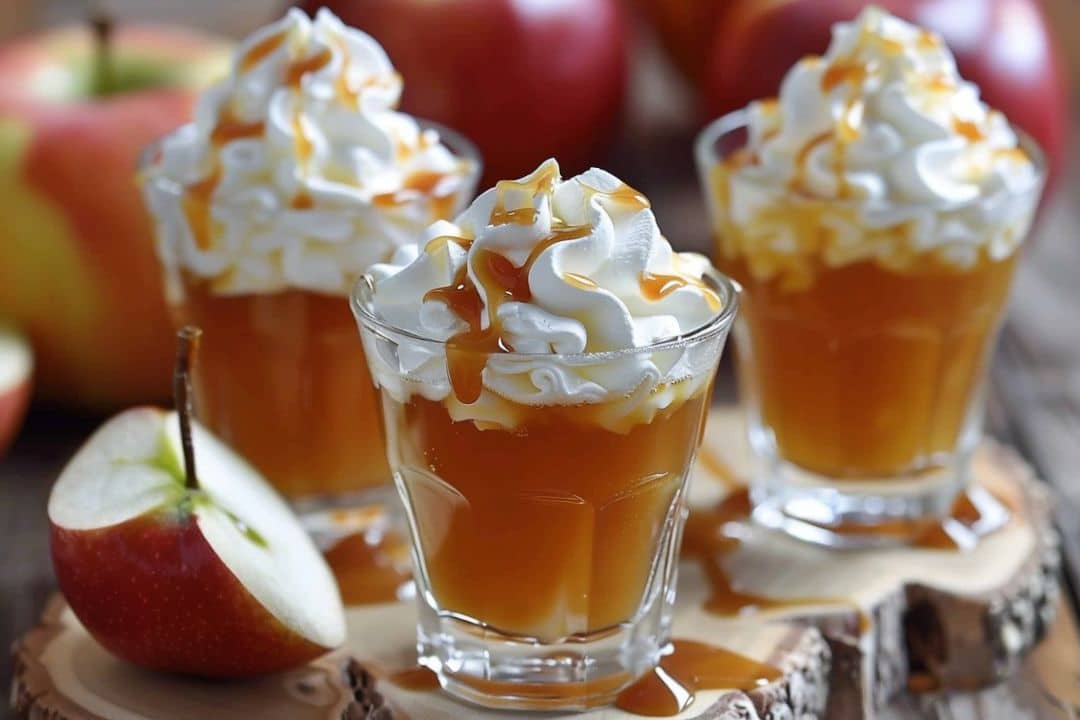 Caramel Apple Jello Shots