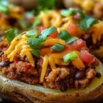 Taco Stuffed Baked Potatoes