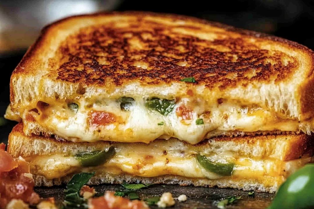 Roasted Jalapeño Popper Grilled Cheese