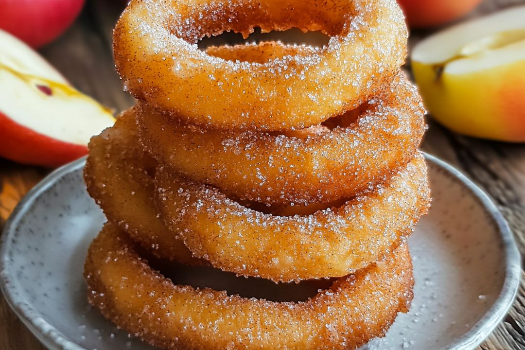 Fried Cinnamon Apple Rings