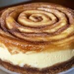 Cinnamon Roll Honeybun Cheesecake