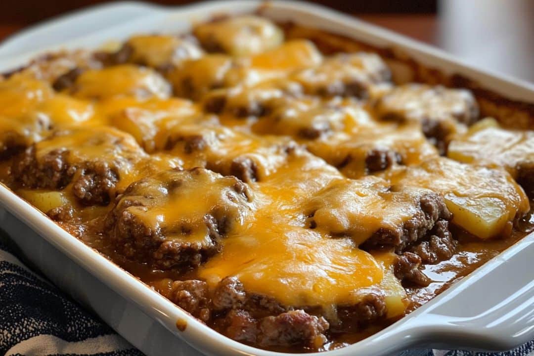 Amish Hamburger Steak Bake