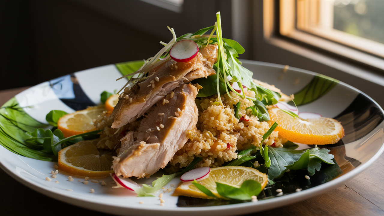 Citrus Chicken Quinoa Salad