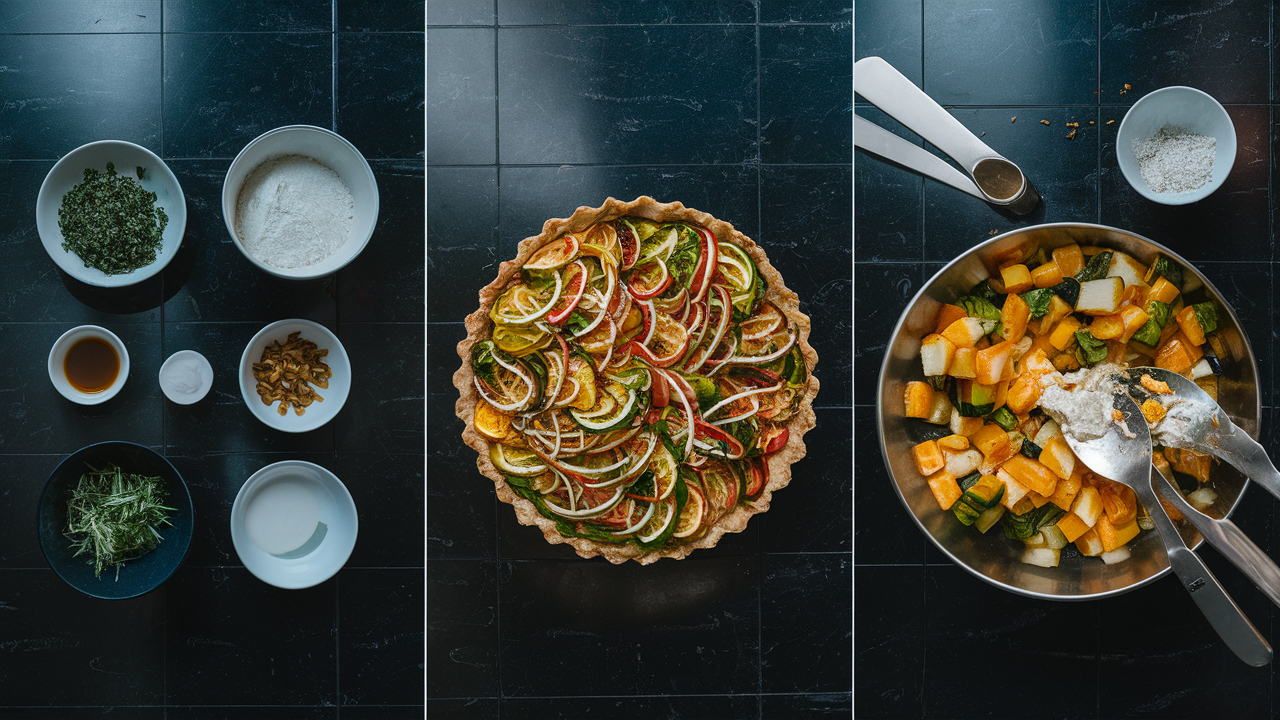 Savory Vegetable Cheese Tart