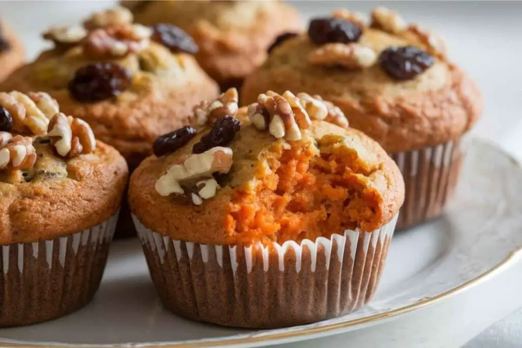 carrot cake zucchini muffins