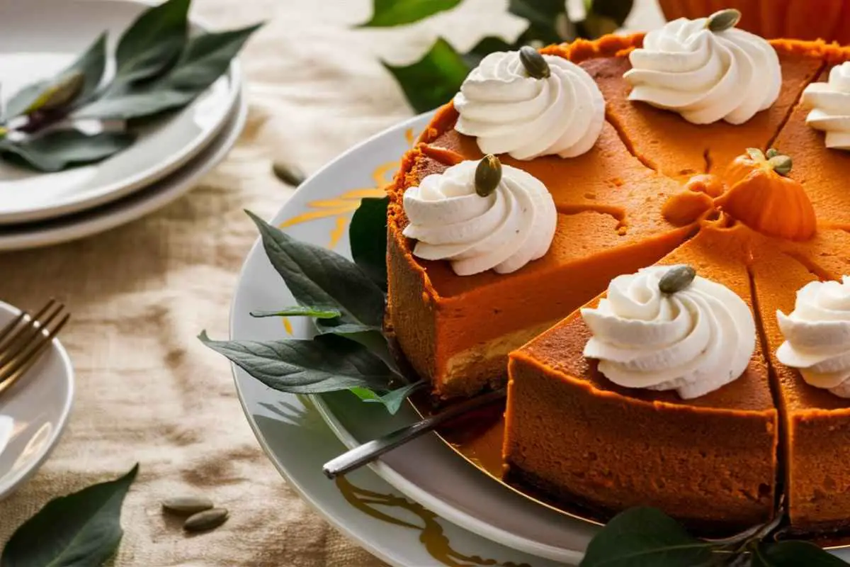 Pumpkin Cake Cheesecake