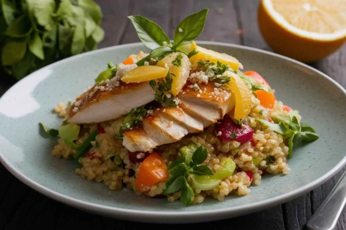 Citrus Chicken Quinoa Salad