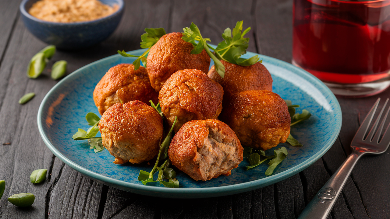 Easy Baked Chicken Meatballs