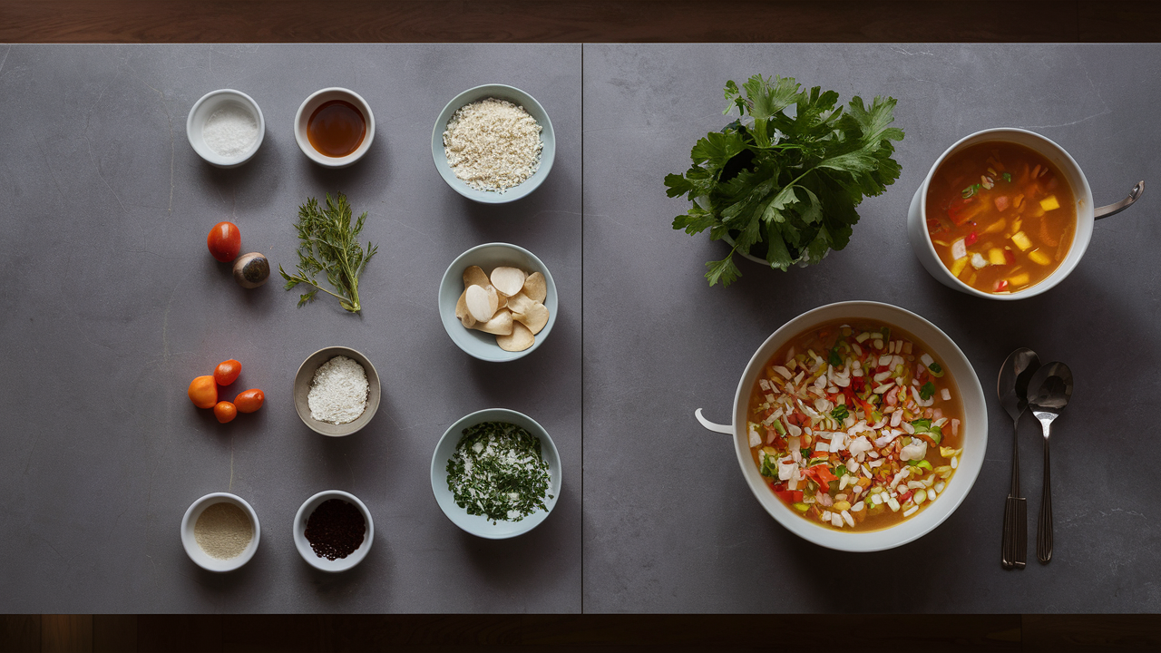 Homemade Alphabet Vegetable Soup