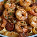 Creamy Cajun Shrimp Pasta with Sausage