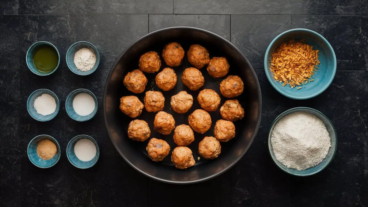 Easy Baked Chicken Meatballs