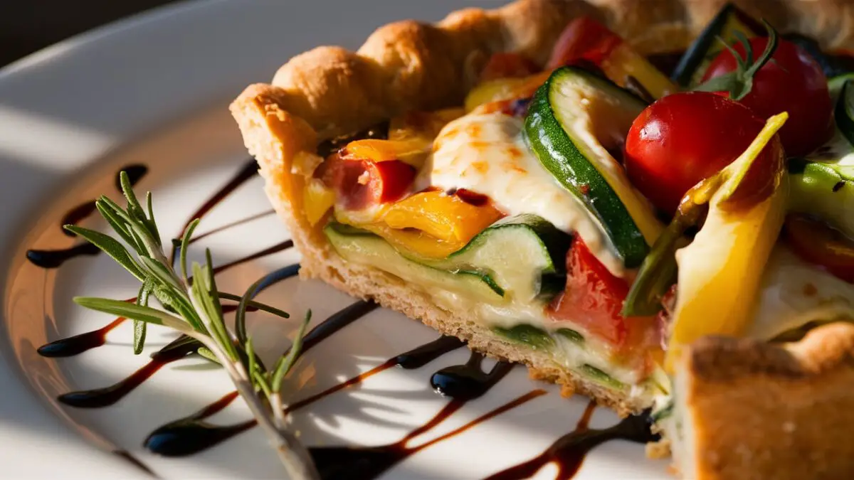 Savory Vegetable Cheese Tart