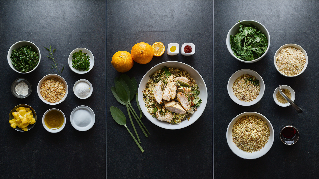 Citrus Chicken Quinoa Salad