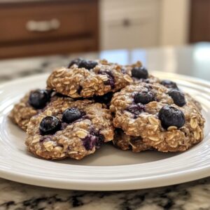 Blueberry Breakfast Cookies