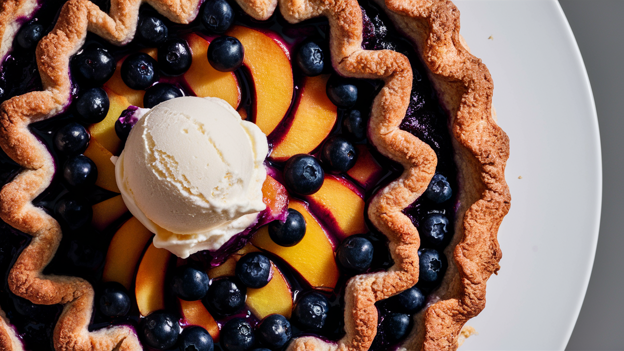 Blueberry Peach Pie