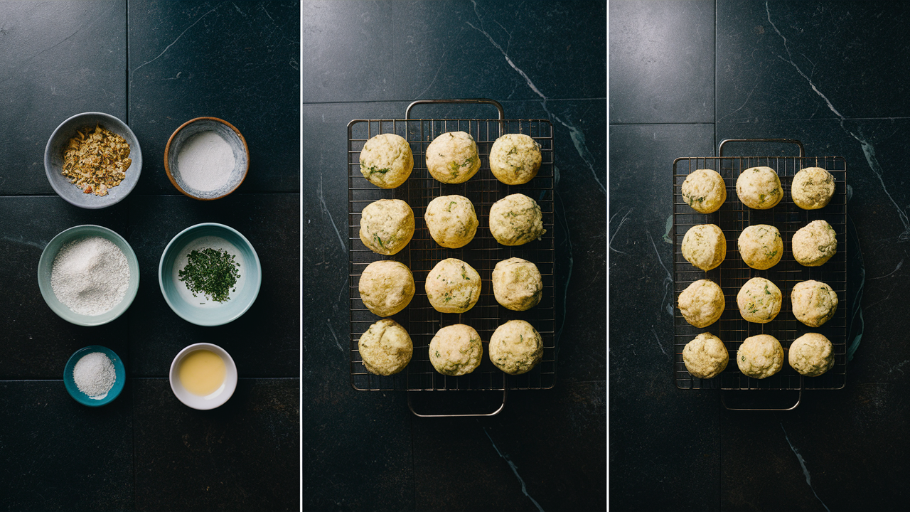 Zucchini Biscuits (Parmesan Herb)