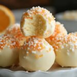 No Bake Orange Creamsicle Truffles 3 These No Bake Orange Creamsicle Truffles are the perfect bite-sized treat with a bright citrus flavor and creamy texture. They are easy to make and ideal for any occasion!