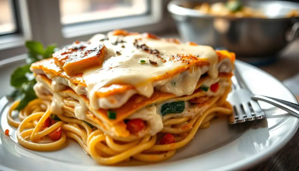 Chicken Alfredo Lasagna variations