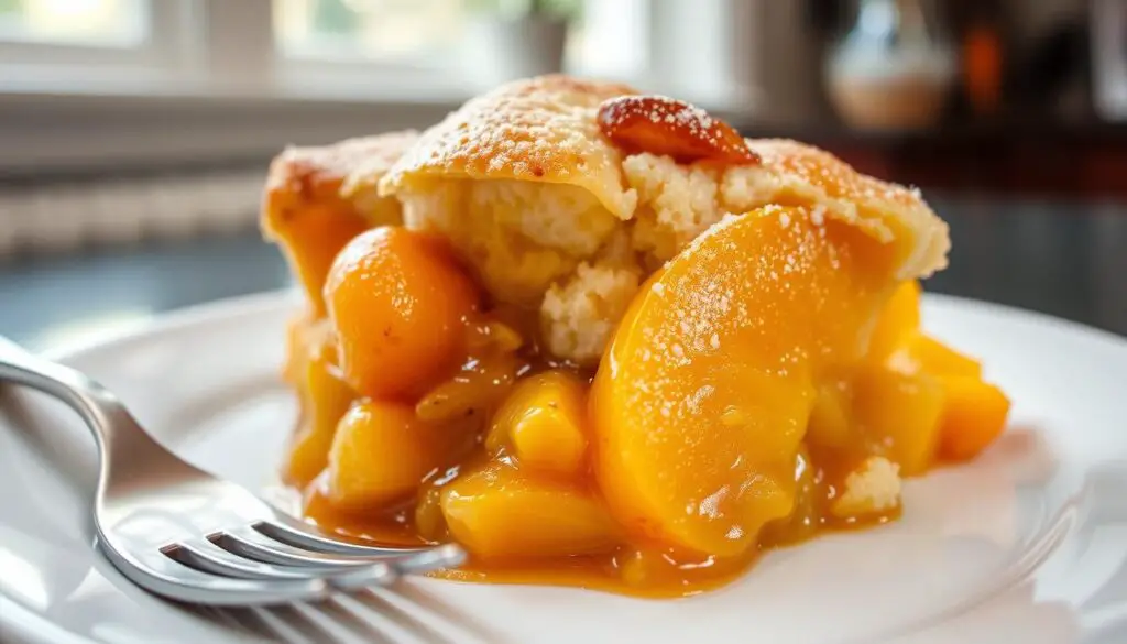 Is it better to use canned or frozen peaches for cobbler?