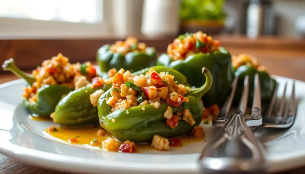 Stuffed Poblano Peppers