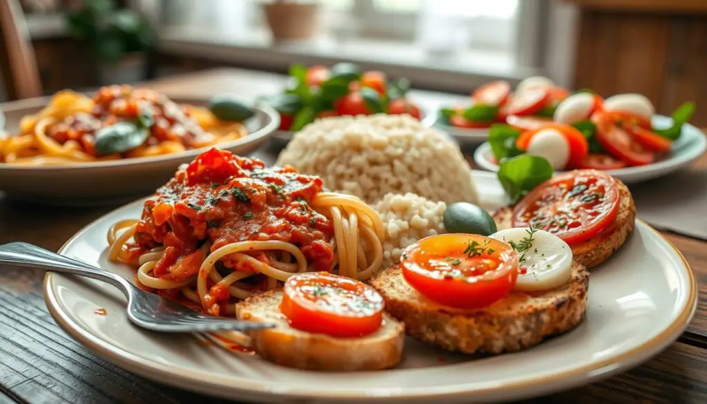 What are traditional Italian meals?