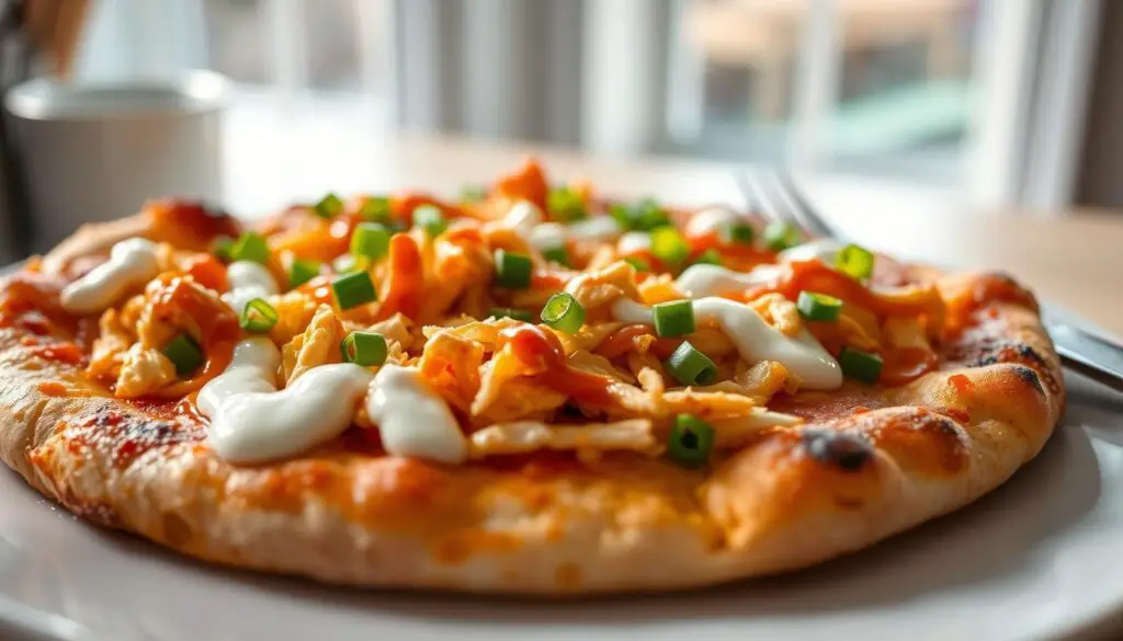 What does Dominos put on their buffalo chicken pizza?