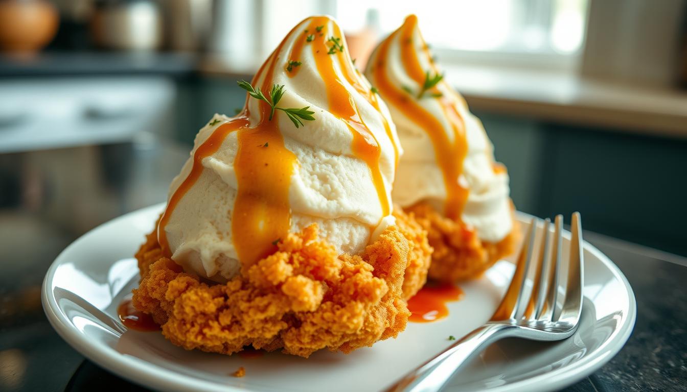 What does the not fried chicken ice cream taste like?