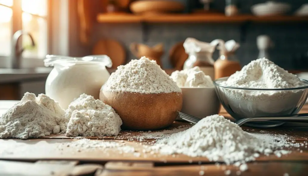 choosing flour for scones