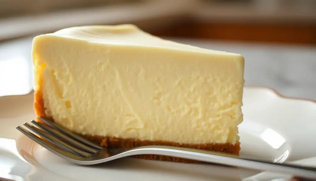 cream cheese texture in Philadelphia cheesecake