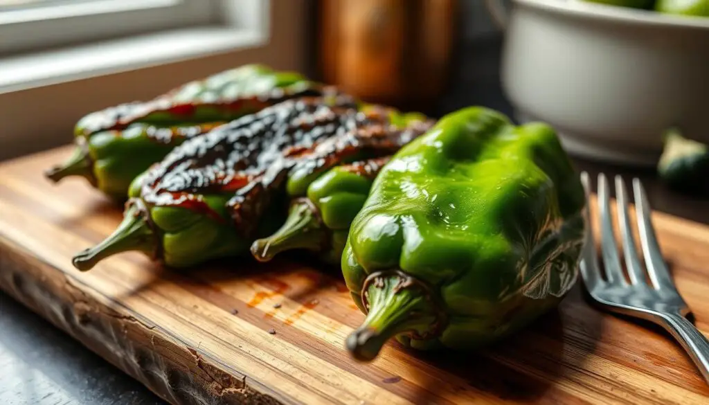 roasting peppers