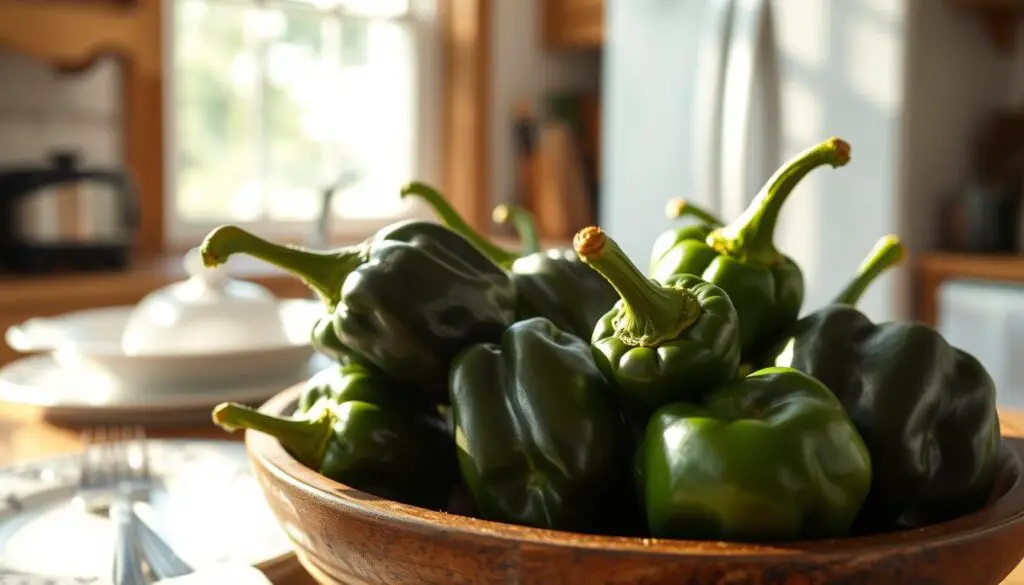 storing poblano peppers