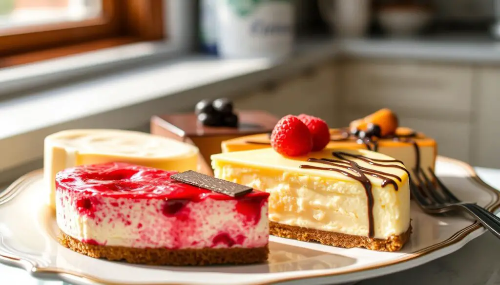 variations of Philadelphia cheesecake