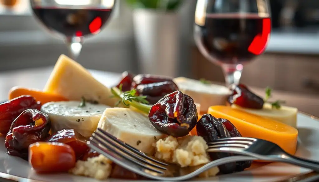 wine pairings for cheese and dates