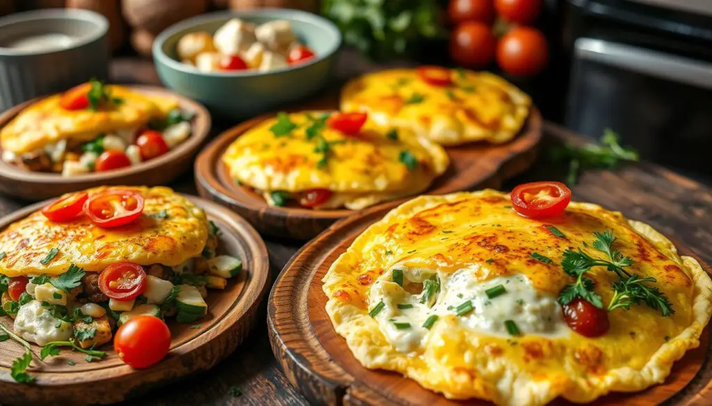 Boursin Omelet variations