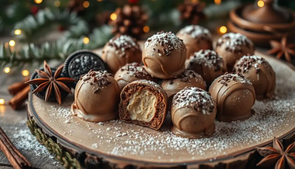 Gingerbread Oreo Truffles