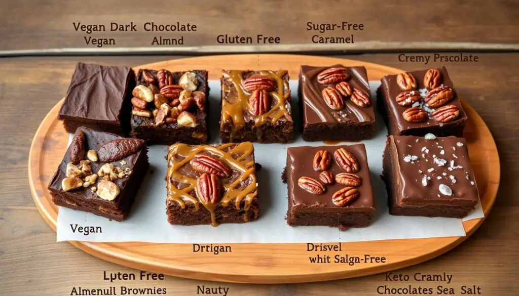 dietary variations of pecan pie brownies