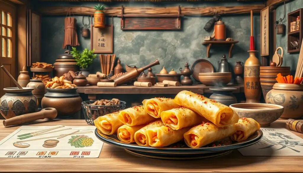 history of egg rolls