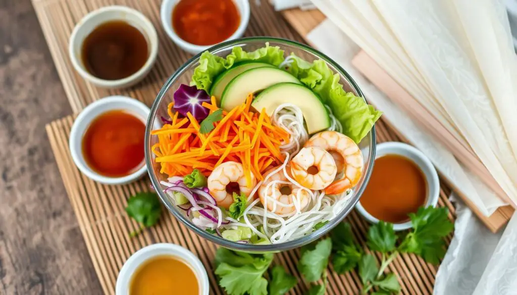 how to make summer roll bowls