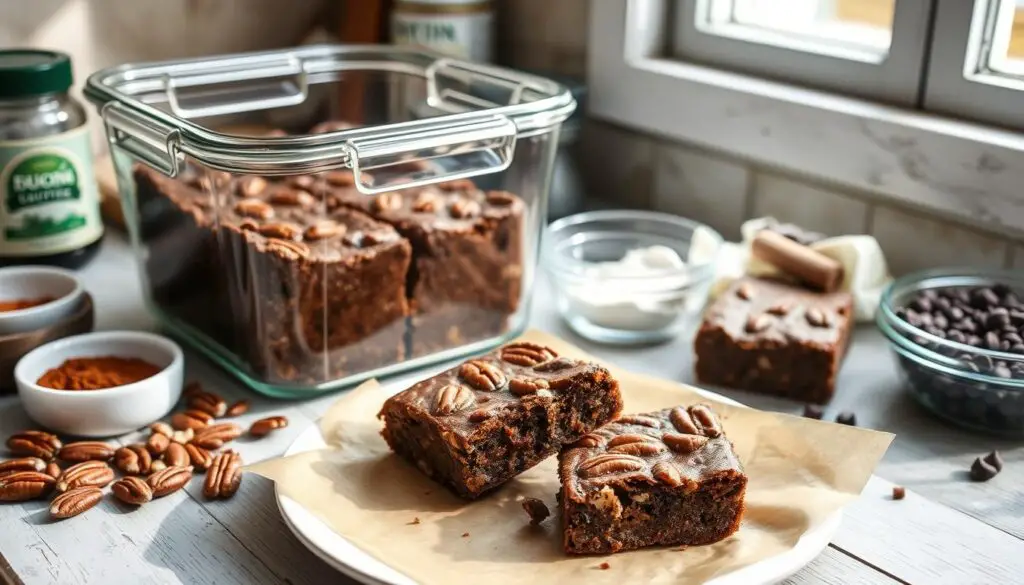 how to store brownies