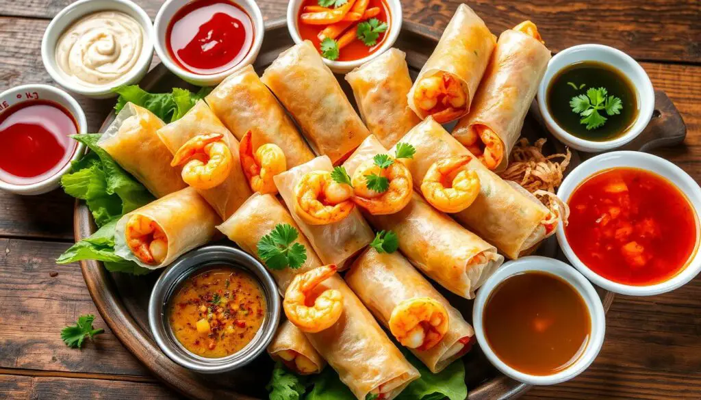 international shrimp egg roll recipes